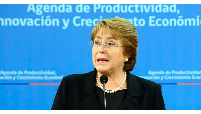 Bachelet anuncia agenda de Productividad, Innovacin y Crecimiento basada en siete ejes