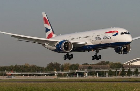 British Airways vuelve a operar en Chile con ruta directa Santiago-Londres