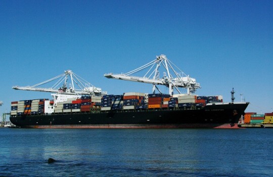 Trabajadores portuarios bloquean Puerto Central